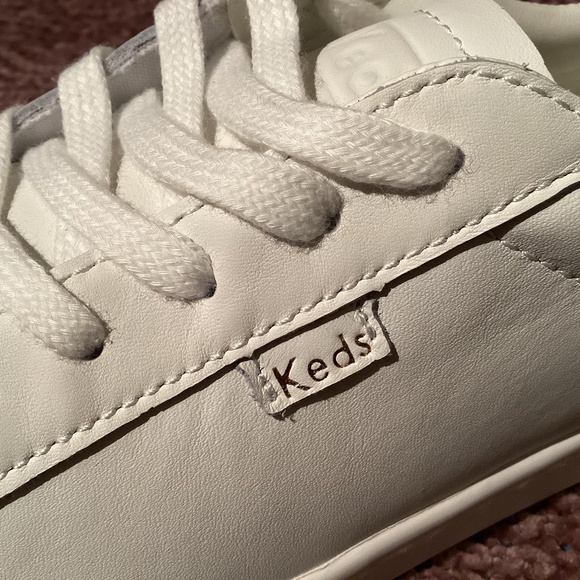 Keds Women’s Ace White Leather Sneakers Size 8 NIB - Picture 5 of 9